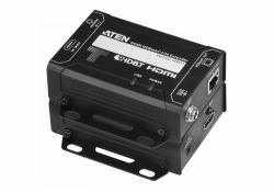 ATEN VE801 AV extender AV transmitter & receiver Black (Aten AV VE801 HDBaseT Lite Extender over single Cat 5)