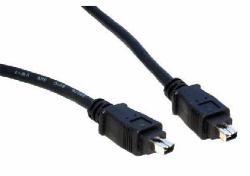 Cables Direct Firewire 400 3m 4-p Μαύρος [Μαύρο] (5m Firewire 4 Pin [M] to 4 Pin [M] Cable)