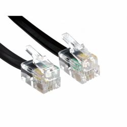Cables Direct 88BCD-102K telephone cable 2 m Black (CDL 2m Coiled Handset Cord - Black)