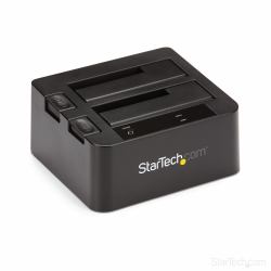 StarTech.com SDOCK2U313 docking station δίσκων αποθήκευσης USB 3.2 Gen 2 [3.1 Gen 2] Type micro-B Μαύρος [Μαύρο] (2BAY USB 3.1 GEN 2 SATA DOCK - TOOLFREE + TRAYLESS WITH...