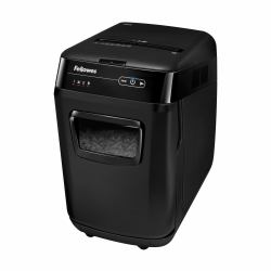 Fellowes Paper Shredder 200 Sheet Auto Feed Cross Cut Shredder AutoMax 200C Shredder with 32 Litre Bin High Security P4 (Automax 200c Shredder [Cross Cut] 230V UK)