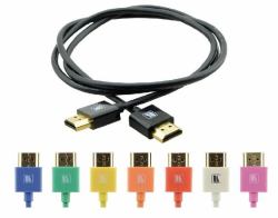 Kramer Electronics 1.8m HDMI m/m καλώδιο HDMI 1,8 m HDMI Τύπος A [Standard] Μαύρος [Μαύρο] (C-HM/HM/PICO/BK-6 - 1.8m Black Ultra Slim Flexible M-M HDMI High Speed with Ethern...