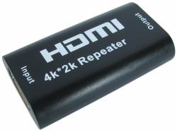 Cables Direct NLHDMI-RP4K επεκτατικό AV Επαναλήπτης AV Μαύρος [Μαύρο] (CDL 4K HDMI Repeater)