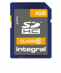 Integral INSDH4G10V1 κάρτα μνήμης 4 GB SD UHS-I (4GB SDHC MLC FLASH CL10 20 MBS INTEGRAL)