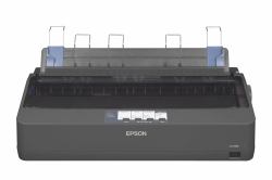 Epson LX-1350 (LX-1350 A3-240X144 DPI-9 PIN35,Impact dot matrix, 9 pins, 136 columns, 9 Needles, 240 x 144 DPI, USB 2.0, RS-232, 33 Watt, 6.6 kg)