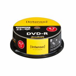 Intenso DVD-R 4.7GB, Printable, 16x 4,7 GB 25 τεμάχια (Intenso DVD-R 4.7GB, 16x Speed, Printable Cake Box 25)