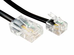 Cables Direct RJ11/RJ45 1m0 10 m Black (CDL 10m RJ11 to RJ45 Cable - Black)