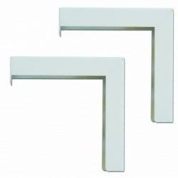 Elite Screens ZVMAXLB12-W κιτ στερέωσης Λευκός [Άσπρος] Μέταλο (ZVMAXLB12-W - 12" Extended Wall/Ceiling Bracket set for Manual/Spectrum/ VMAX2 Series - White)