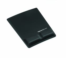 Fellowes 9181201 επιφάνεια ποντικιού [mouse pads] Μαύρος [Μαύρο] (Fellowes 9181201 Fabrik Mousepad and Wrist Rest)