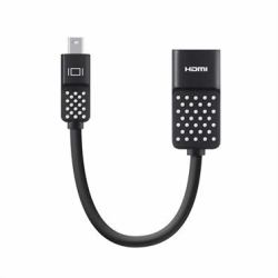 Belkin Mini DisplayPort/HDMI 0,127 m Μαύρος [Μαύρο] (MINI DISPLAYPORT-HDMI ADAPT 4KCOMPAT)