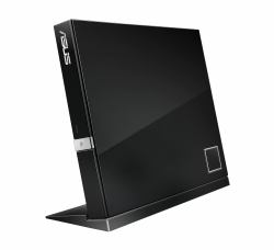 ASUS SBC-06D2X-U μονάδα οπτικού δίσκου Blu-Ray DVD Combo Μαύρος [Μαύρο] (SBC-06D2X-U USB2.0 - EXT. 6X SLIM BLURAY COMBO - Warranty: 12M)