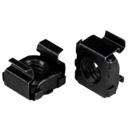 StarTech.com 100-Pack M5 Square Hole Cage Nuts and Installation Tool for 19" or 10" Server Racks, Cabinets and Enclosures, Black - TAA (100 PKG M5 CAGE NUTS - .)
