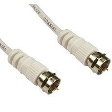 Cables Direct 2FW-20 coaxial cable 20 m F-type White (CDL 20m F Connector - White)