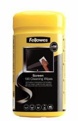 Fellowes 99703 κιτ καθαρισμού εξοπλισμού LCD/TFT/Plasma Υγρά πανάκια καθαρισμού εξοπλισμού (Fellowes 99703 Screen Cleaning Wipes Tub of 100)