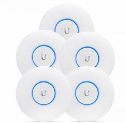 Ubiquiti UAP-AC-PRO-5 wireless access point 1300 Mbit/s White (UBIQUITI UNIFI AP-AC PRO 5PCS/ PACK,WIRELESS BASISSTATION)