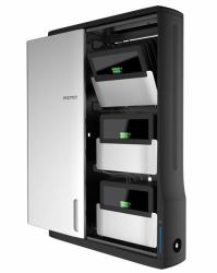 Ergotron Zip12 Επιτοίχιος[Εντοιχισμένος] Μαύρος [Μαύρο], Μεταλλικός (ZIP12 CHARGING WALL CABINET - EU)
