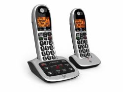 British Telecom BT4600 DECT telephone Caller ID Black (BT 4600 CALL BLOCKING BIG BUTTON TWIN)
