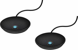 Logitech 989-000171 μικρόφωνο Μαύρος [Μαύρο] Επιτραπέζιο μικρόφωνο (Logitech ConferenceCam GROUP Expansion Microphones)