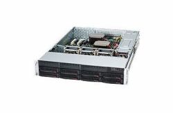 Supermicro SC825TQC-600LPB Rack Black 600 W (2U CHASSIS 8X3.5HS SAS3/SATA3,8x3.5 SAS3/SATA3 / 2x3,5 fix 7xLP 600 Watt Platinum)