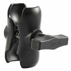 RAM Mounts Double Socket Arm (RAM SHORT ARM 95mm [3.7"] - C-SIZE 1.5" balls - Warranty: 1188M)
