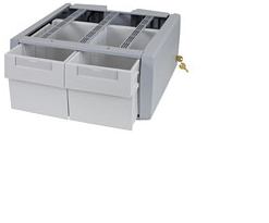 Ergotron 97-993 multimedia cart accessory Grey, White Drawer (STYLEVIEW SUPPLEMENTAL TALL - DOUBLE STORAGE DRAWER)