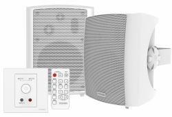 Vision TC3-AMP+SP-1800 μεγάφωνο 3-way Λευκός [Άσπρος] Καλωδιωμένος [Ενσύρματος] 50 W (Modular AV faceplate audio amplifier - with pair wall speakers - TC3 ...