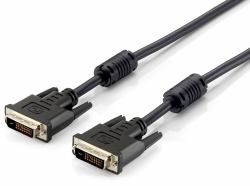 Equip 118932 καλώδιο DVI 1,8 m DVI-D Μαύρος [Μαύρο] (Dvi-D Dual Link Cable, 1.8M - Warranty: 12M)