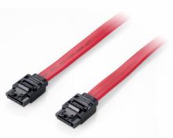 Equip 111900 SATA καλώδιο 0,5 m SATA 7-pin Κόκκινο (Sata Iii Cable, 0.5M - Warranty: 12M)