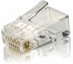 Equip 121143 ενωτικό καλωδίων RJ-45 Διαφανής (Cat.6 Rj45 Plug - Warranty: 12M)