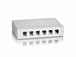 Equip 125460 κουτί εξόδου Λευκός [Άσπρος] (12-Port Keystone Jack Surface - Mount Box - Warranty: 12M)