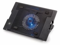 Conceptronic CNBCOOLSTAND1F μαξιλάρι ψύξης φορητού υπολογιστή 43,2 cm [17"] Μαύρος [Μαύρο] (Foldable Notebk. Cooling Stand - THANA Notebook Cooling Pad, - F...