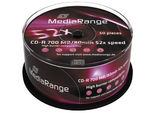MediaRange MR207 κενό CD CD-R 700 MB 52x 50 τεμάχια (MediaRange - CD-R x 50 - 700 MB - lagr)
