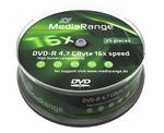 MediaRange MR403 κενό DVD 4,7 GB DVD-R 25 τεμάχια (MediaRange - DVD-R x 25 - 4.7 GB - lag)