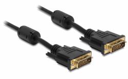 DeLOCK 83189 καλώδιο DVI 1 m DVI-D Μαύρος [Μαύρο] (Delock Monitorkabel DVI 1m St/St [Dual-Link])