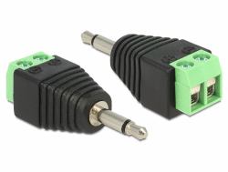 DeLOCK 65528 μετατροπέας καλωδίου 3.5mm Μαύρος [Μαύρο], Πράσινος [Πράσινο], Άργυρος (Delock lyd adapter)
