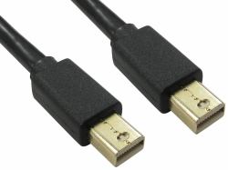 Cables Direct Mini DisplayPort, 0.5m 0,5 m Μαύρος [Μαύρο] (CDL 0.5Mtr Mini DisplayPort Cable)