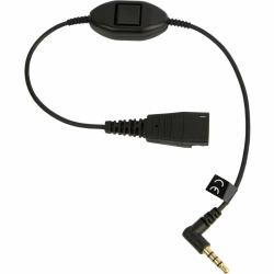 Jabra 8800-00-103 αξεσουάρ ακουστικών (LINK MOBILE QD TO 3.5 MM W.PTT - SUPERVISOR CORD)