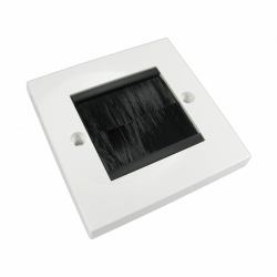 CDL Single Gang Black Brush Plate