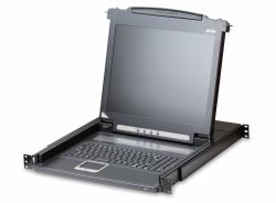 ATEN CL1000M rack console 43.2 cm [17"] Black 1U (ATEN CL1000M - KVM-konsol - 17)