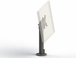 Ergonomic Solutions SpacePole SPV1102 30 cm [11.8"] Βίδες Μαύρος [Μαύρο] 