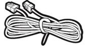 HPE 8120-8922 καλώδιο τηλεφωνίας 3 m Μαύρος [Μαύρο] (PHONE CORD)