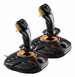 Thrustmaster T.16000M FCS SPACE SIM DUO Μαύρος [Μαύρο], Πορτοκαλί USB Flightstick Αναλογικά / Ψηφιακά PC (Thrustmaster Gaming Joystick)