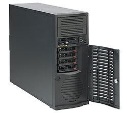 Supermicro SuperChassis 733TQ-668B Midi Tower Μαύρος [Μαύρο] 668 W (Supermicro SC733 TQ-668B - tower - udv)