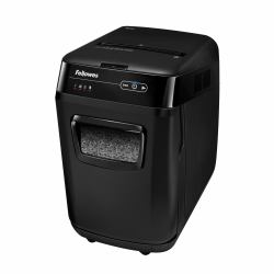 Fellowes AutoMax 200M καταστροφέας εγγράφων Μικροκομμένος τεμαχισμός 60 dB Μαύρος [Μαύρο] (Automax 200m Auto Feed Shredder [Micro Cut] 230V UK)