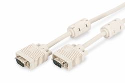 Digitus AK-310103-018-E καλώδιο VGA 1,8 m VGA [D-Sub] Μπεζ (DIGITUS VGA MONITOR CABLE 1.8M - HD15 ST/ST)