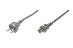 Digitus AK-440115-008-S καλώδιο ρεύματος Μαύρος [Μαύρο] 0,75 m C5 σύνδεσμος IEC C5 (DIGITUS MAINS CABLE SCHUKO - C5 - .)