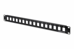 Digitus Modular Patch Panel, 16-port (DIGITUS MODULAR PATCH PANEL - UNSHIELDED)