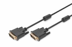 Digitus AK-320101-050-S καλώδιο DVI 5 m DVI-D Μαύρος [Μαύρο] (DVI CONN.CABLE 5.0M - DVI-D DUAL LINK)