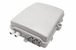 Digitus FTTH Outdoor Distribution Box for 24 LC/Duplex, SC/ Simplex couplers (DIGITUS OUTDOOR FTTH BOX FOR - 16 CORES FOR 8XSC SIM ADAP +24SP)