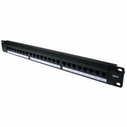 Cables Direct UT-899544THRU patch panel 1U (CDL 24 Port Cat6 Pat Pan-coupler)